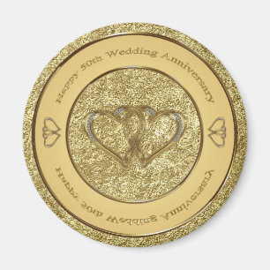 50th Wedding Anniversary Magnet