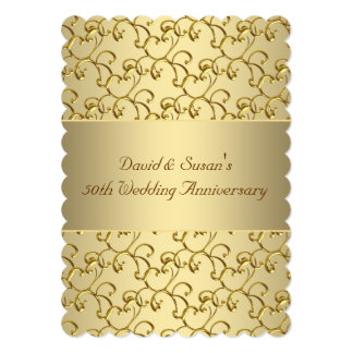 50th Wedding Anniversary Party Invitation