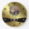 50th Wedding Anniversary Photo Wall Clock