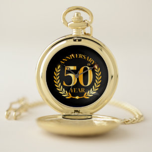 50th wedding anniversary pocket watch
