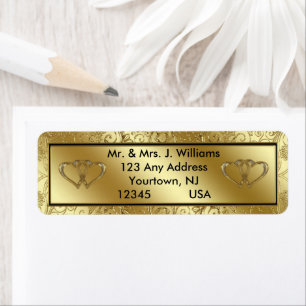 50th Wedding Anniversary Return Address Labels