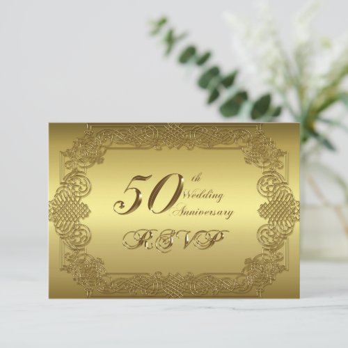 50th Wedding Anniversary RSVP