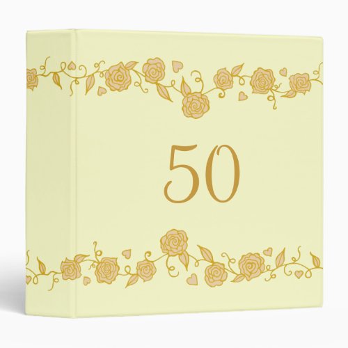 50th Wedding Anniversary Scrapbook Album Gift Binder