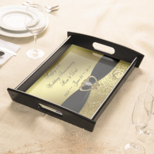 50th Wedding Anniversary Serving Tray