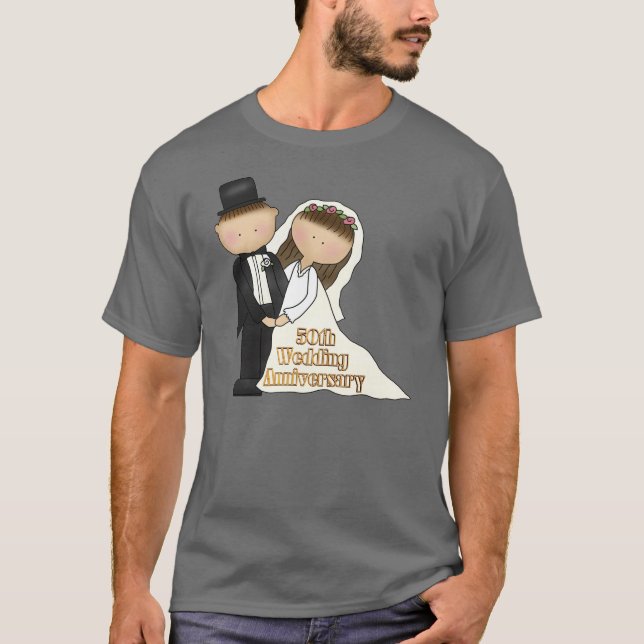 50th Wedding Anniversary T-shirt (Front)