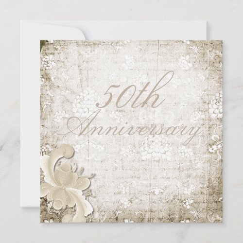 50th Wedding Anniversary Telemark Design Custom Invitation