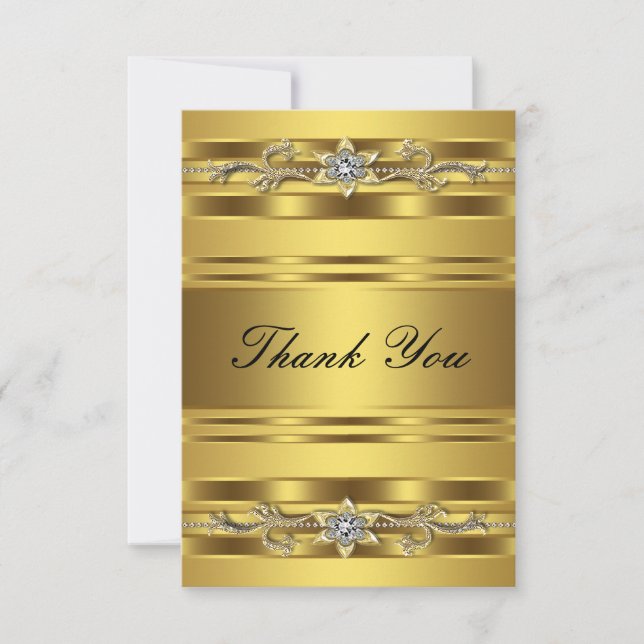50th Wedding Anniversary Thank You Card (Front)