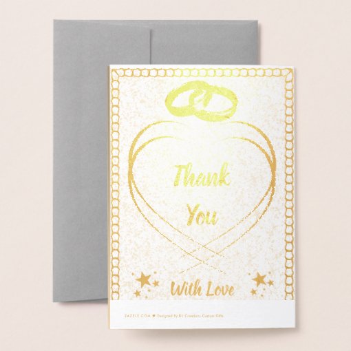 Wedding Thank You Card Verses Printable, Customizable Thank You Card - View #2
