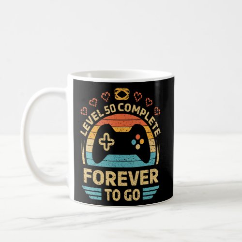 50th Wedding Anniversary Video Gamer Level 50 Comp Coffee Mug
