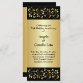 50th Wedding Anniversary Vow Renewal Program (Front/Back)