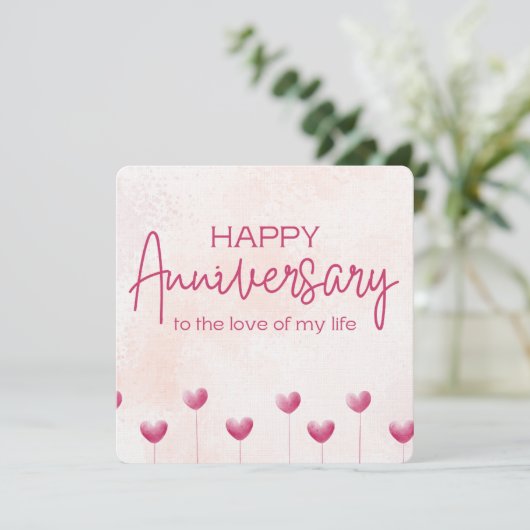 50th Wedding Anniversary with love (Standing Front)