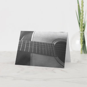 "50th WOULD STRUM U A TUNE BUT DONT KNOW SAD SONG" Card