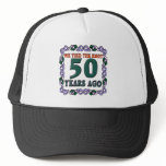 50thweddinganniversary trucker hat