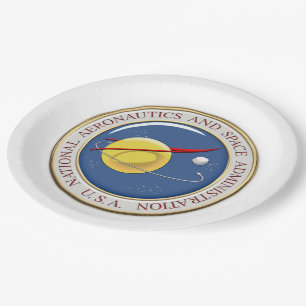 [510] NASA Emblem [3D] Paper Plates