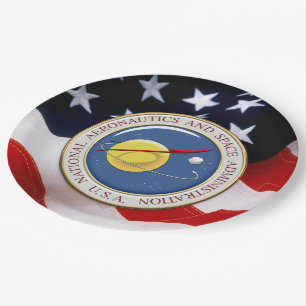 [510] NASA Emblem [3D] Paper Plates