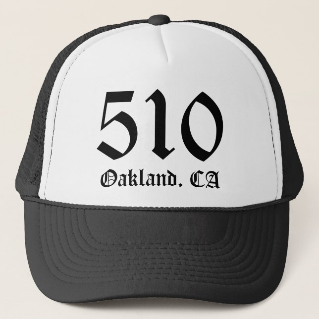 "510" Oakland, CA Hat (Front)