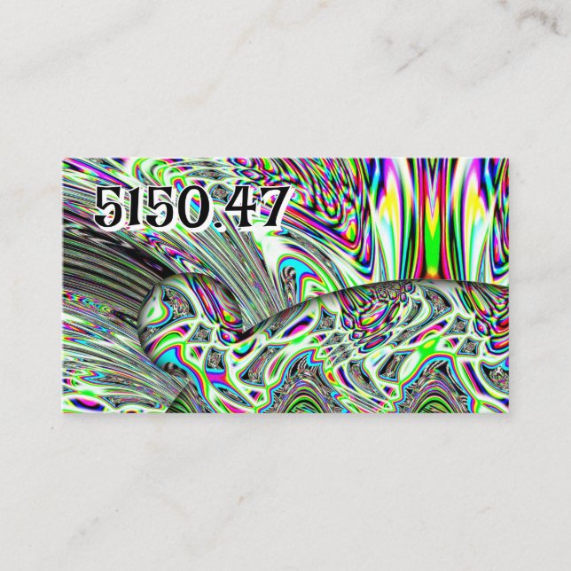5150.47 ( you may change the number ) business card (Front)