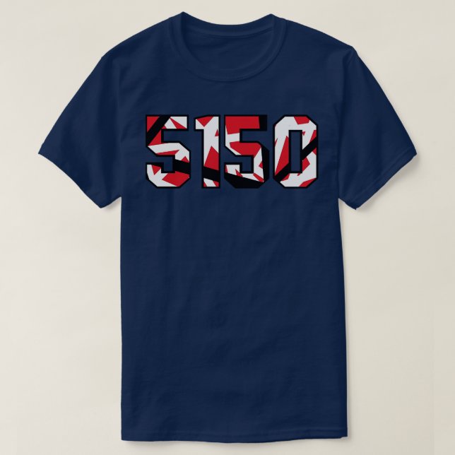 5150 E V H Guitar Inspired Illustration T-Shirt (Design Front)