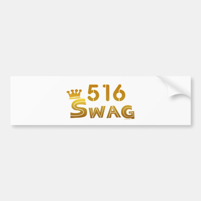 516 New York Swag Bumper Sticker