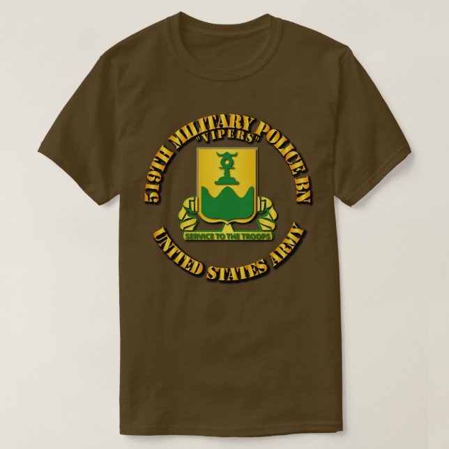 519th Military Police Bn Vipers T-Shirt (Design Front)