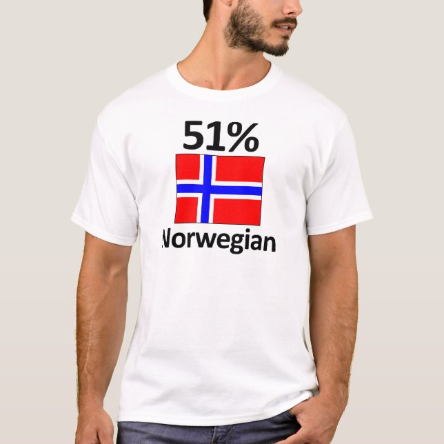51% Norwegian T-Shirt (Front)
