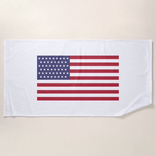 51 Star Flag of the United States of America USA Beach Towel