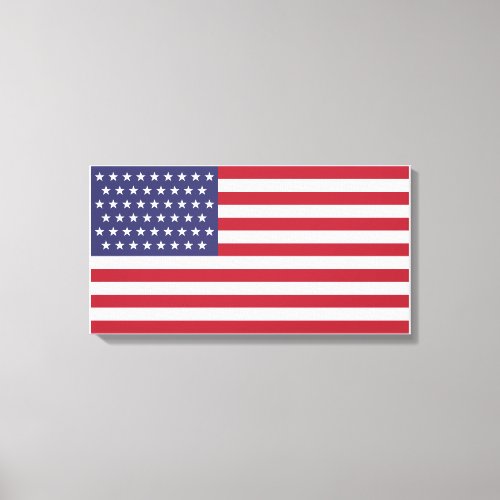 51 Star Flag of the United States of America USA Canvas Print
