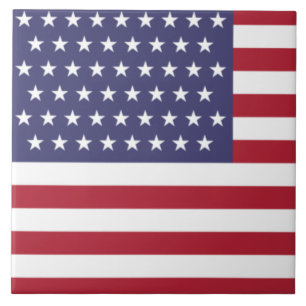 51 Star Flag of the United States of America (USA) Ceramic Tile