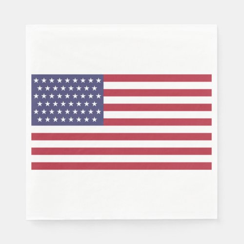 51 Star Flag of the United States of America USA Napkins