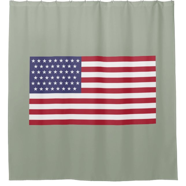 51 Star Flag of the United States of America (USA) Shower Curtain (Front)