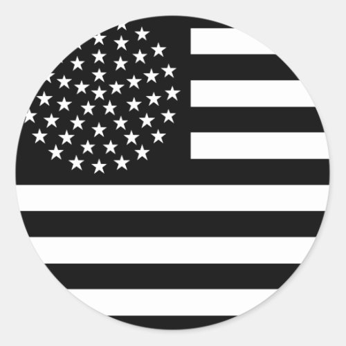 51 Star US Flag Classic Round Sticker