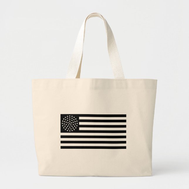 51 Star US Flag Large Tote Bag (Front)