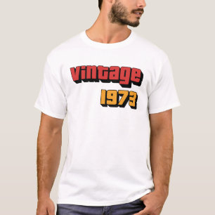 51 Year Old Gift Men Women Vintage 1973 51st Birth T-Shirt