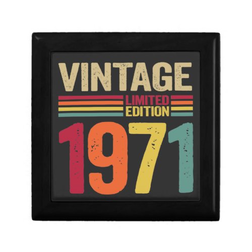 51 Years Old Gifts Vintage 1971 51th Birthday gift Gift Box