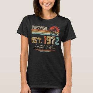 51 Years Old Vintage 1972 51st Birthday T-Shirt