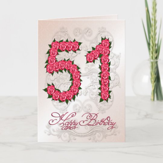 51st Birthday Card | Zazzle.com