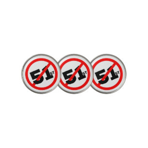 51st State No Way Golf Ball Marker