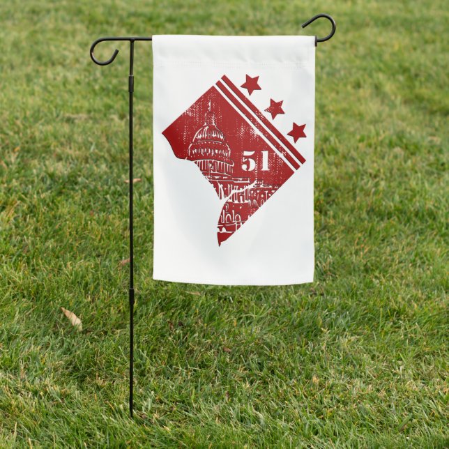 51st - State of Washington DC Flag Borderline  (In SItu)