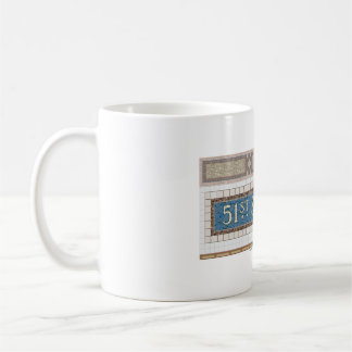 51st Street New York Subway Mosaic Coffee Mug
