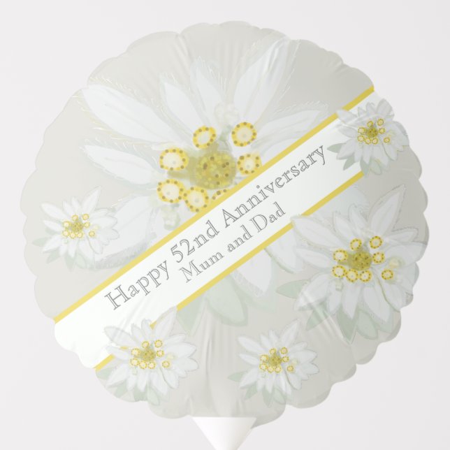 51st Wedding Anniversary  Balloon (Front)