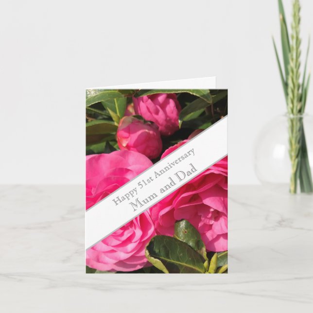 51st Wedding Anniversary  Card (Front)