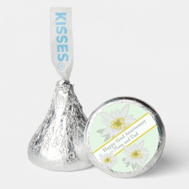 51st Wedding Anniversary  Hershey®'s Kisses® (Front)