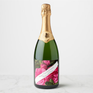 51st Wedding Anniversary Sparkling Wine Label
