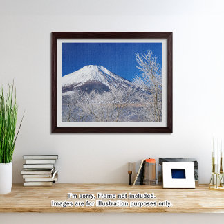 [520] Mt.Fuji – Alongside Transient Hoarfrost Jigsaw Puzzle