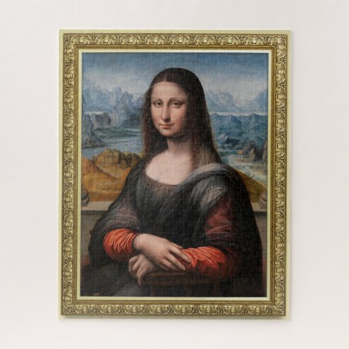 520 Piece Da Vincis student copy of Mona Lisa Jigsaw Puzzle