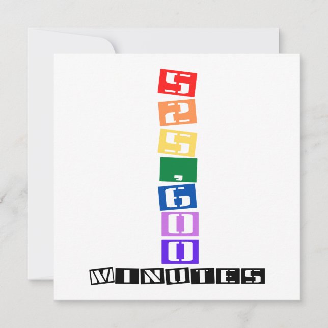 525,600 Minutes  (Front)