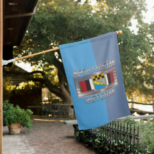 525 Military Intelligence Afghanistan Veteran House Flag