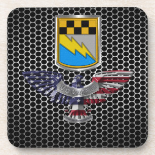 525 Military Intelligence Brigade “Airborne” Beverage Coaster