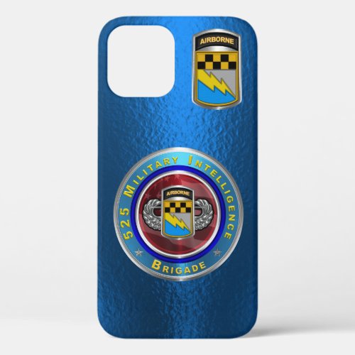 525 Military Intelligence Brigade Airborne iPhone 12 Case