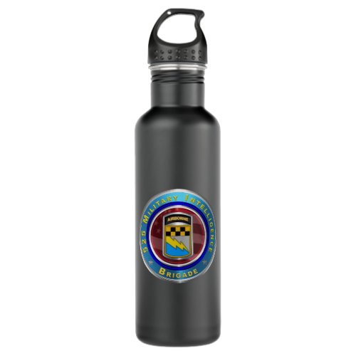 525 Military Intelligence Brigade Airborne Stainless Steel Water Bottle